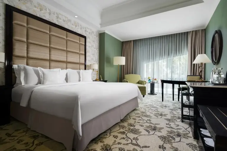 Garden view room at The Papandayan hotel in Bandung