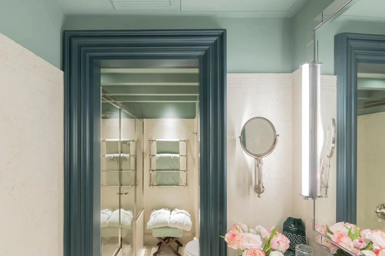 Elegant bathroom design at The Place Firenze hotel