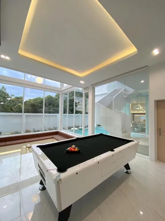 Game room with pool table in The Pool Space - ICONIC Pool Villa, Pattaya