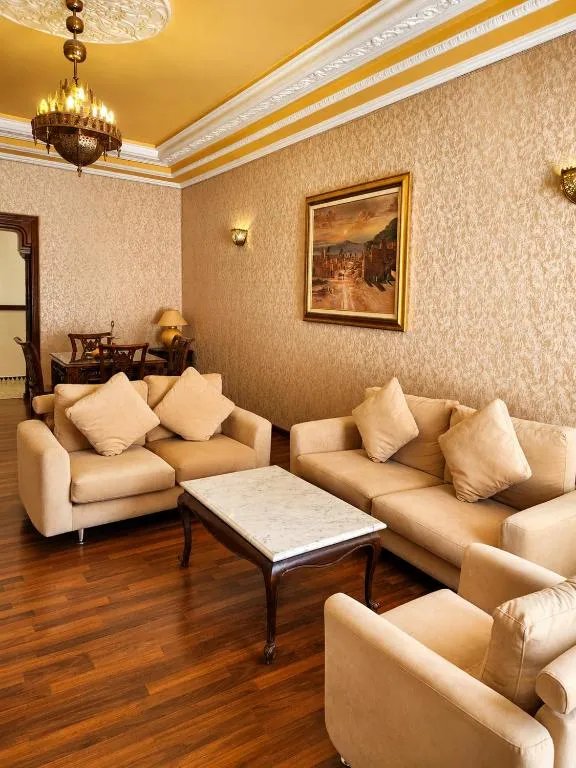 The Red House Marrakech cozy lounge area with plush seating