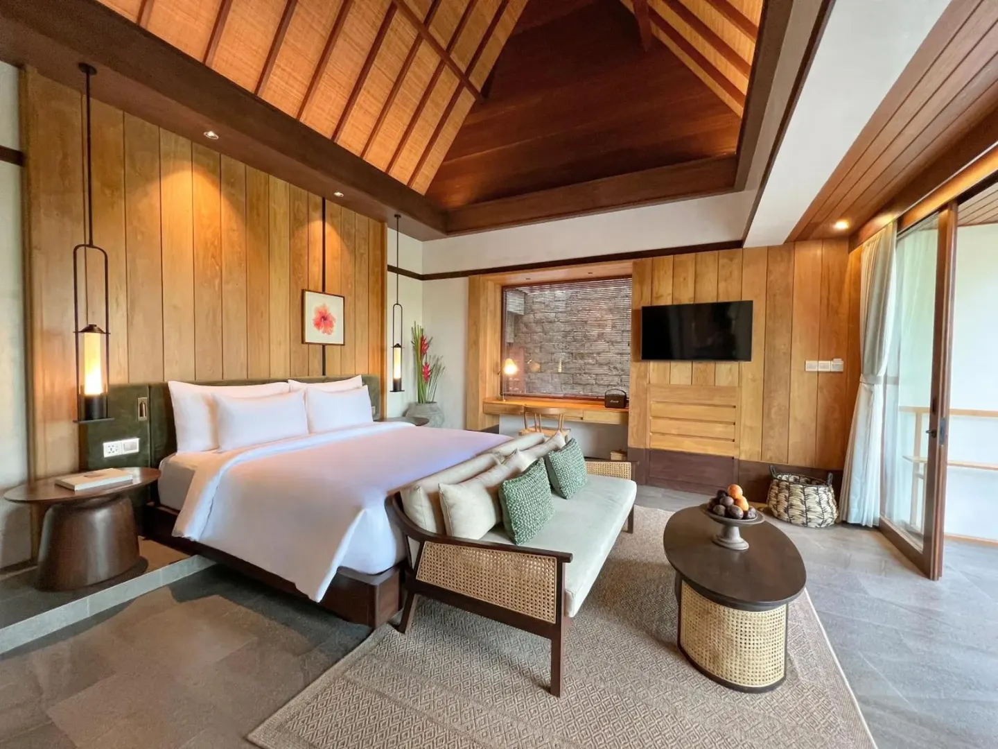 The Ridge Bali stylish living space with beautiful decor