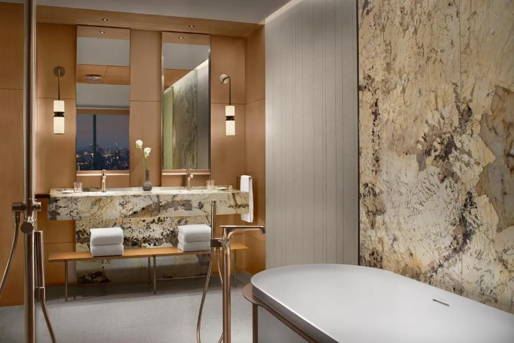 Elegant bathroom design at The Ritz-Carlton Fukuoka
