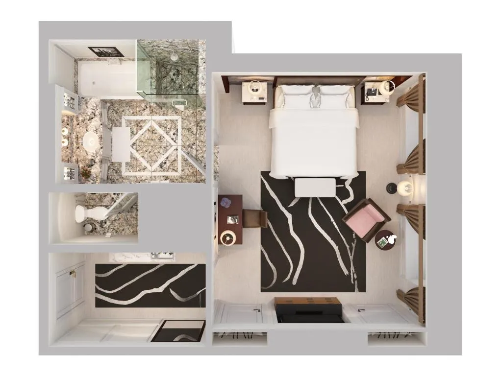Agencement de la chambre au The Ritz-Carlton New York, Central Park