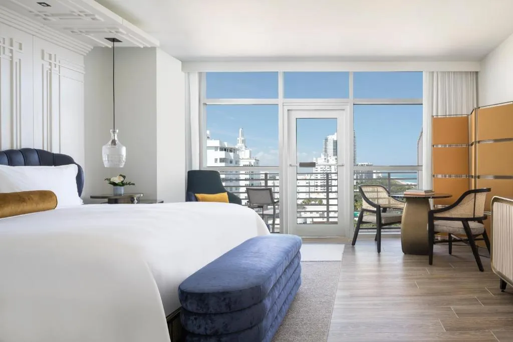 Ocean view room at The Ritz-Carlton, South Beach Miami