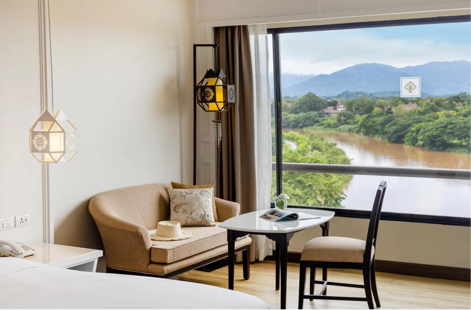 Rincón confortable en The Riverie by Katathani en Chiang Rai