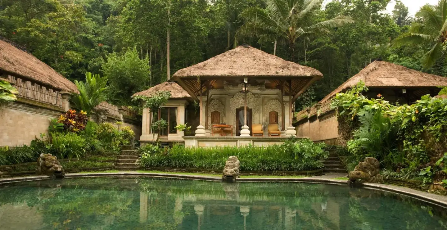 Vista junto a la piscina en The Royal Pita Maha, Ubud