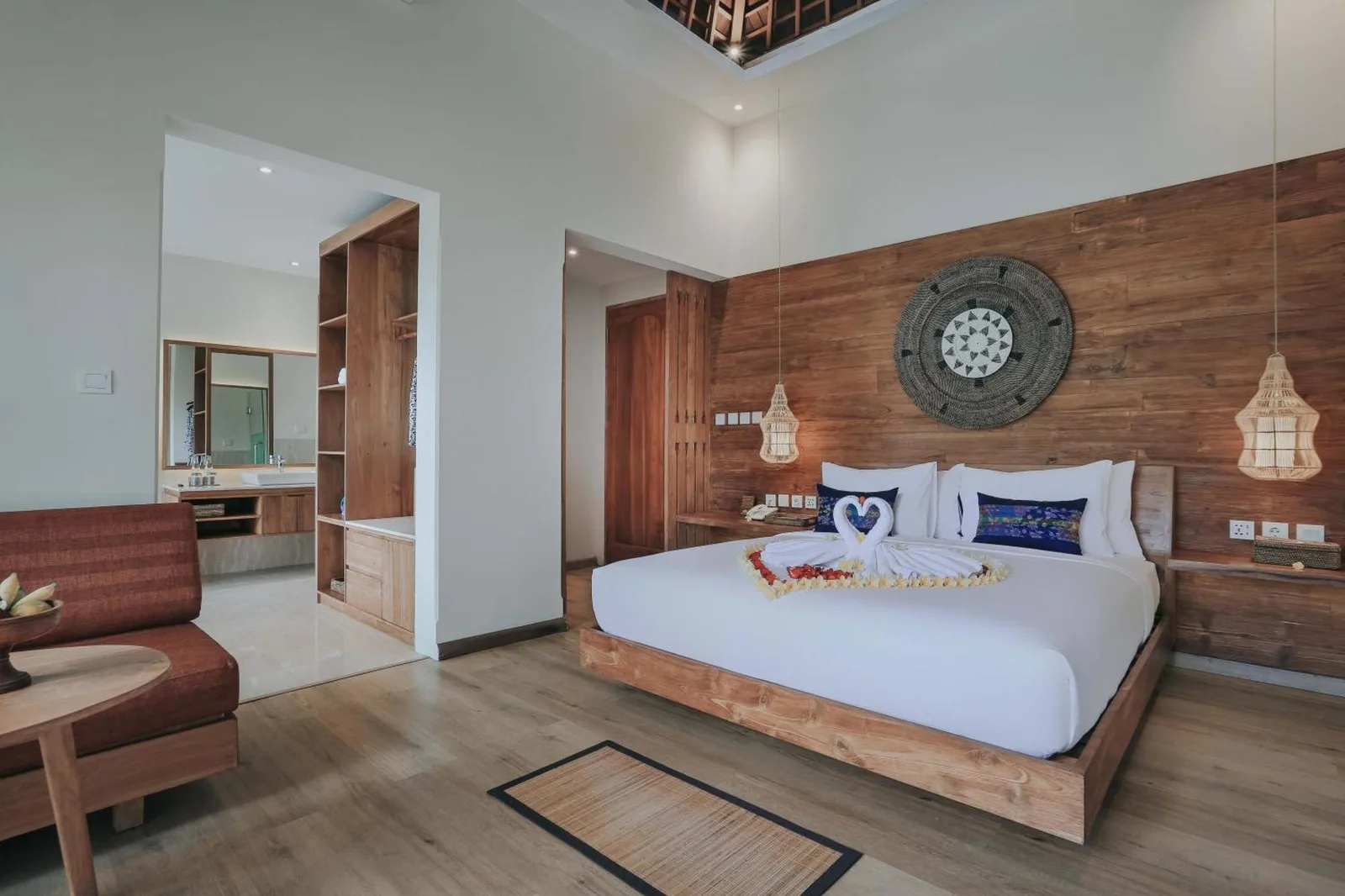 Comfortable bed in a room at The Sebali Resort