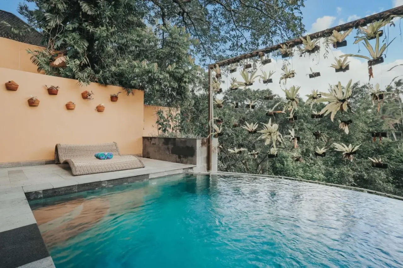 Another angle of the private pool at The Sebali Resort