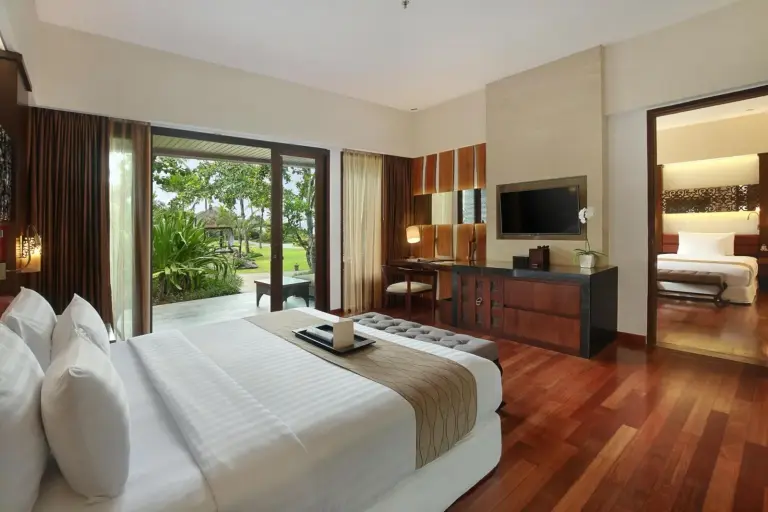Deluxe room with garden access at The Seminyak Beach Resort & Spa