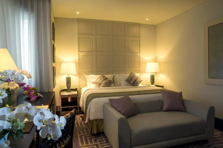 Habitación deluxe en el Shalimar Boutique Hotel con decoración moderna