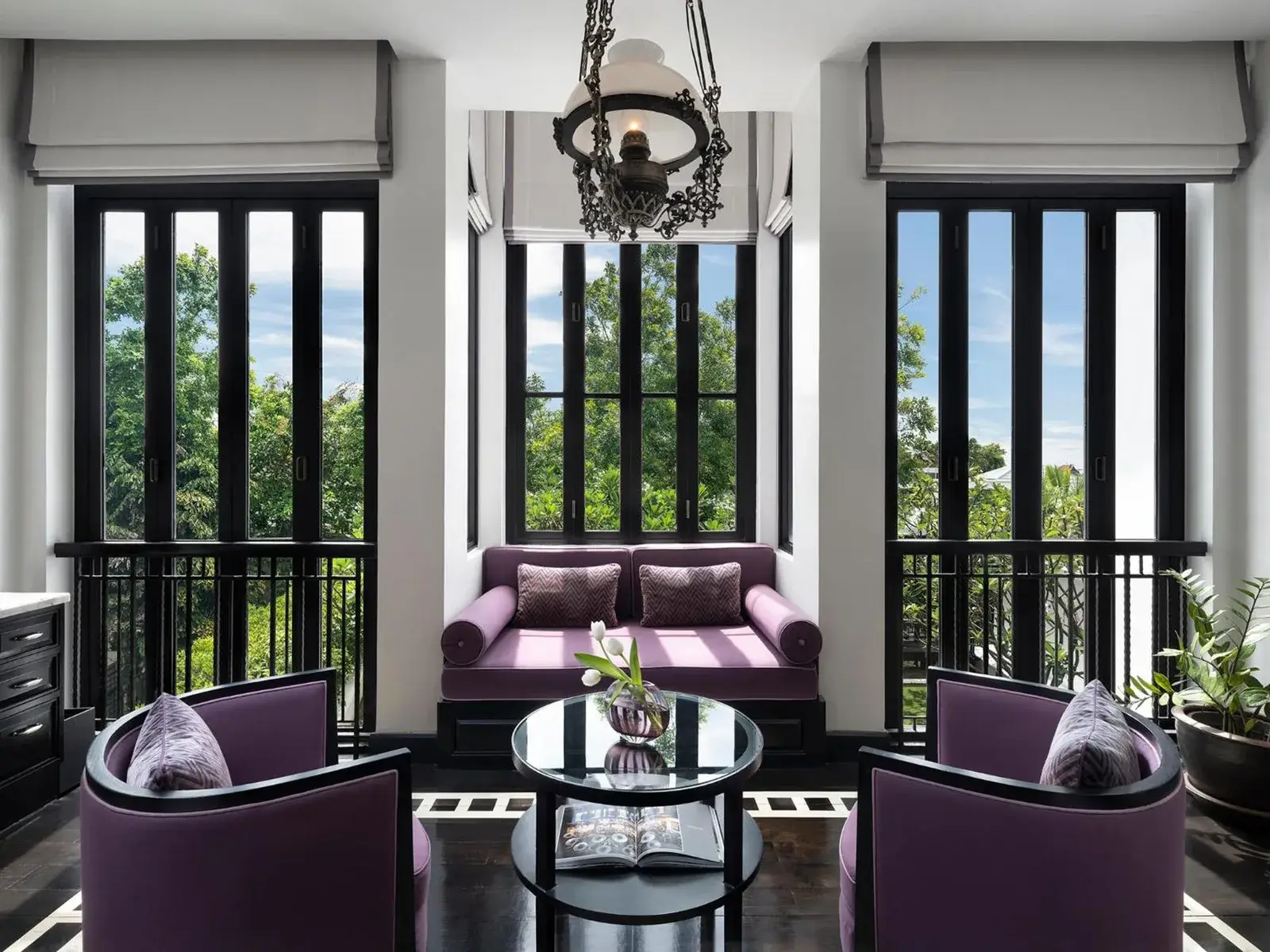 Suite élégante de l'hôtel The Siam