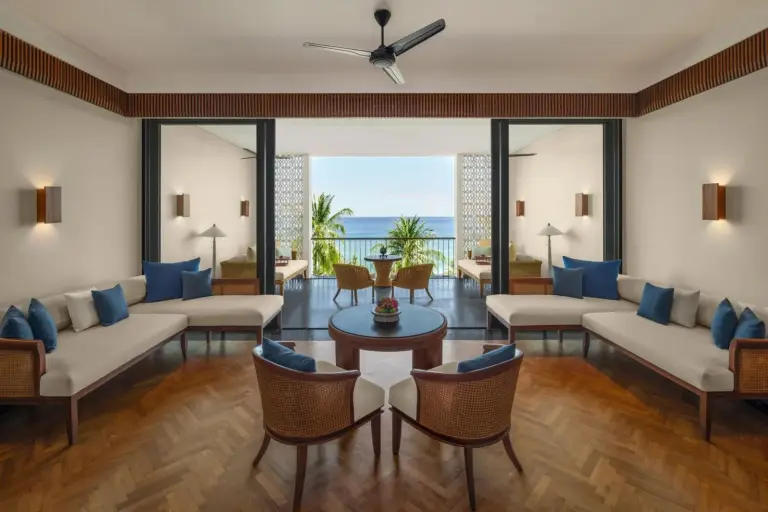 Stylish lounge area at The Sira, a Luxury Collection Resort and Spa, Lombok