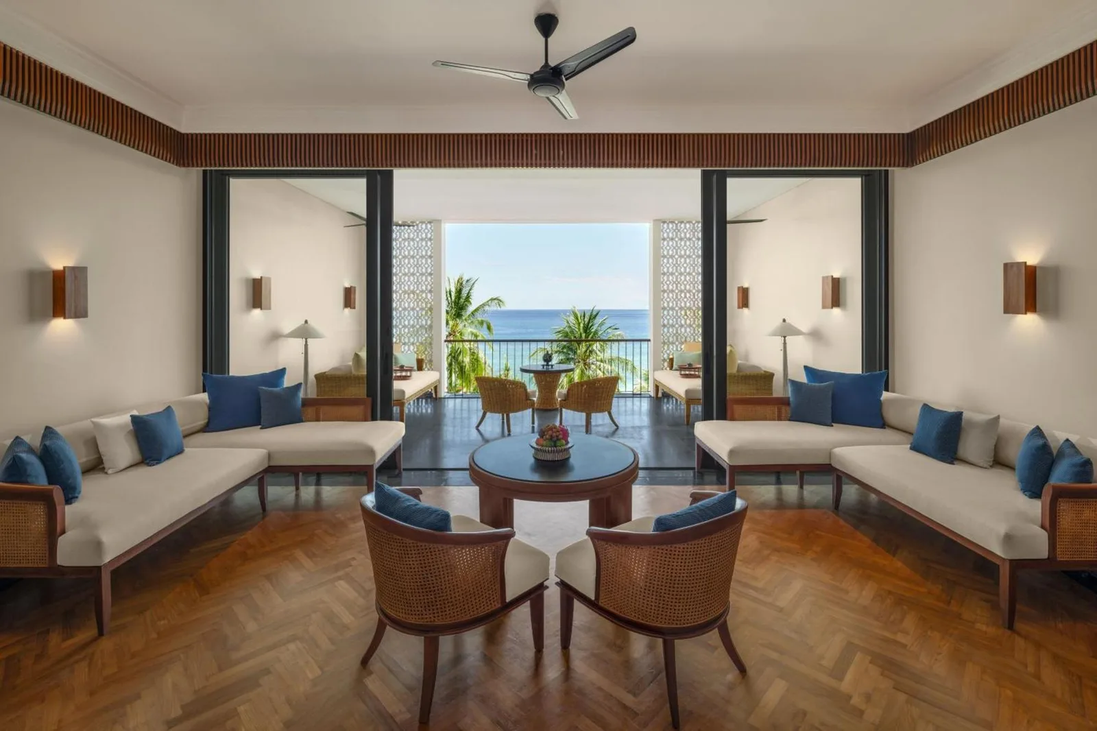 Stylish lounge area at The Sira, a Luxury Collection Resort and Spa, Lombok