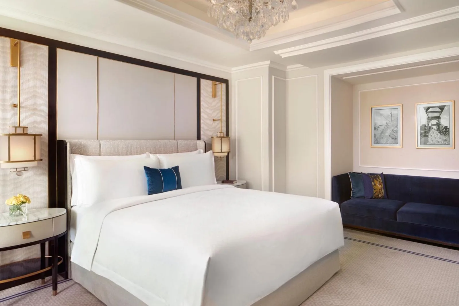 Suite interior with modern design at The St. Regis Jakarta