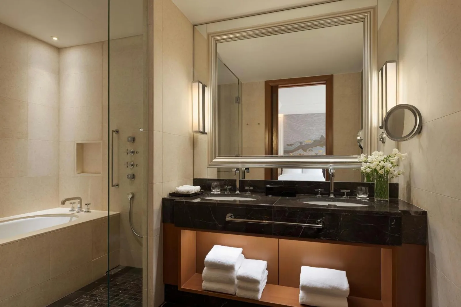 St. Regis Osaka luxury bathroom with modern amenities