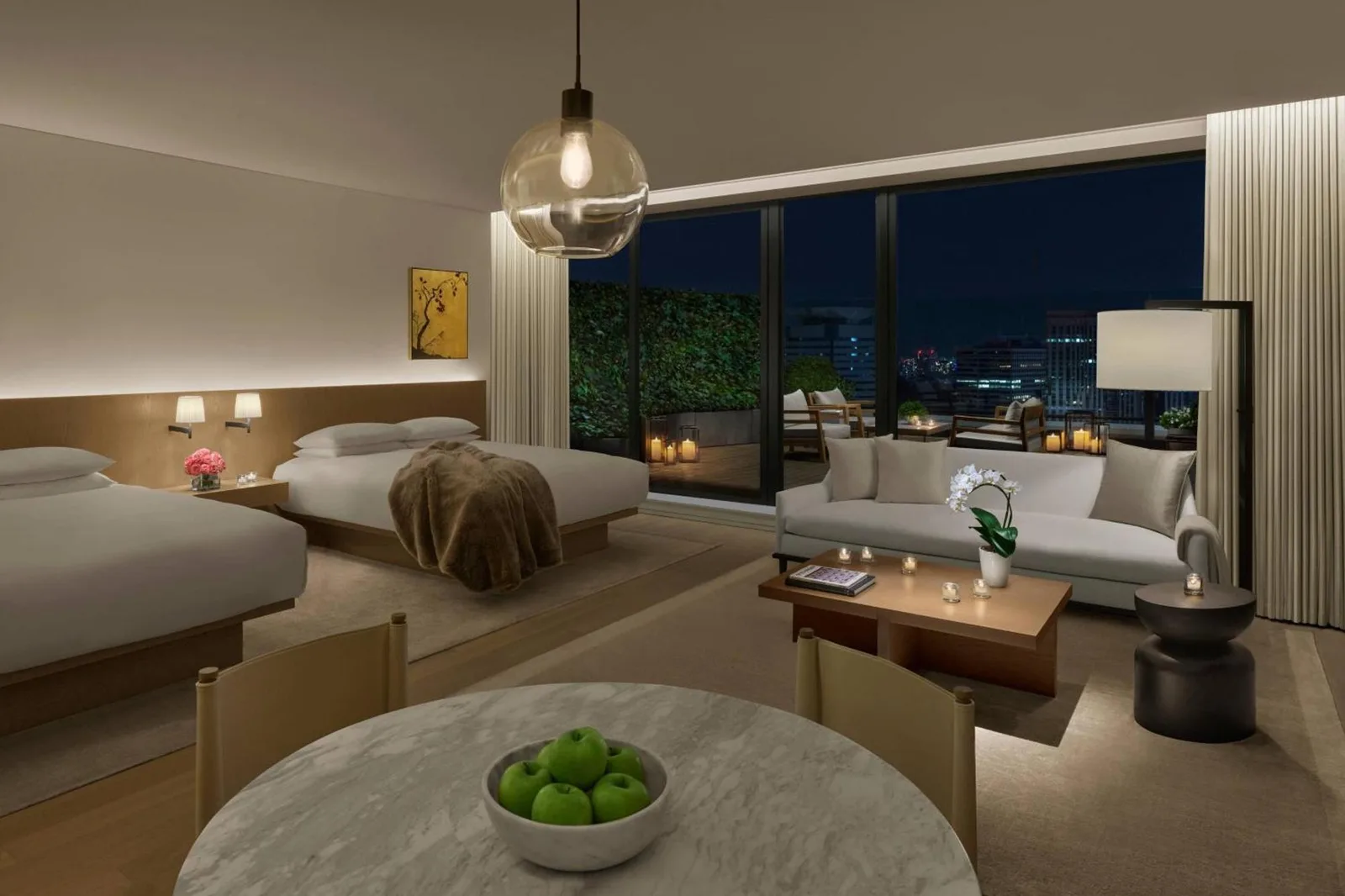 Spacious suite at The Tokyo EDITION, Toranomon