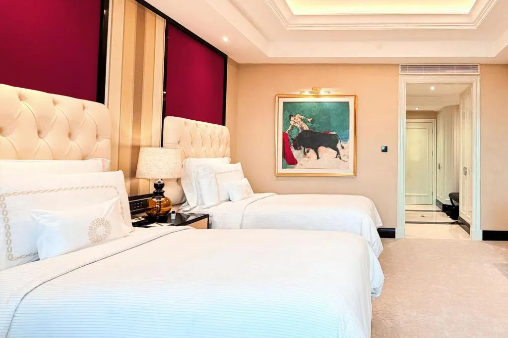 Stylish room setup at The Trans Luxury Hotel Surabaya