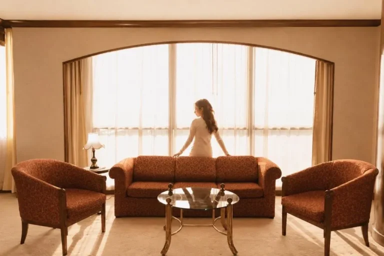 Área de estar elegante en el Twin Lotus Hotel, Nakhon Si Thammarat