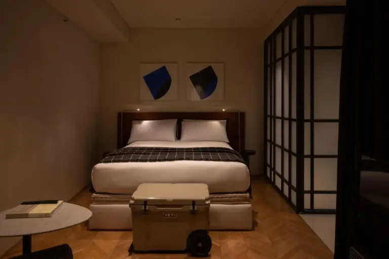 Cozy guest room at The Venice Venice Hotel in Venice