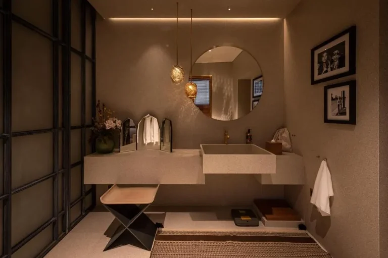 Modern bathroom at The Venice Venice Hotel in Venice