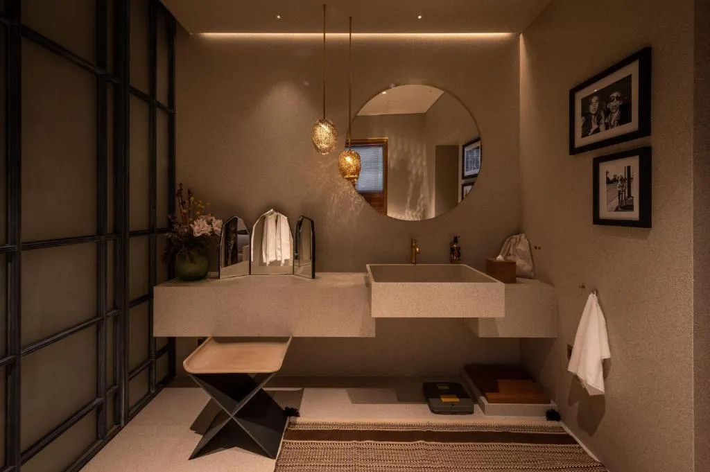 Modern bathroom at The Venice Venice Hotel in Venice