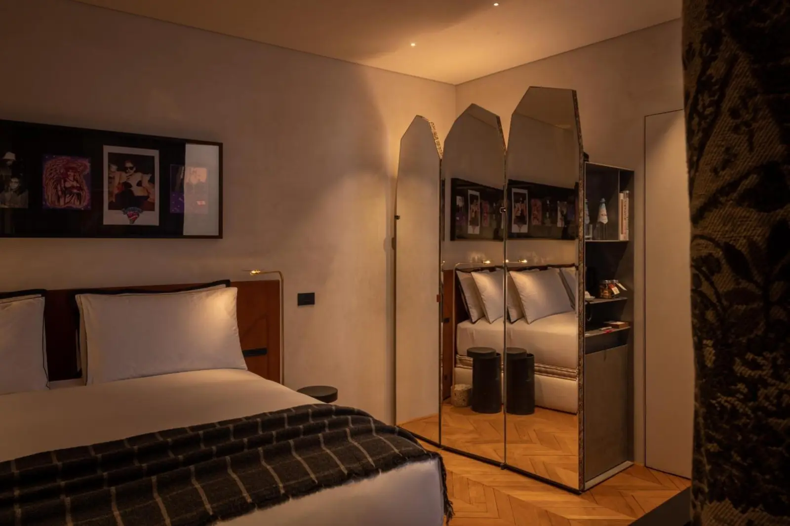 Stylish guest room at The Venice Venice Hotel in Venice