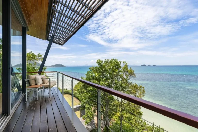 Balkonblick im The View Hotel in Koh Samui