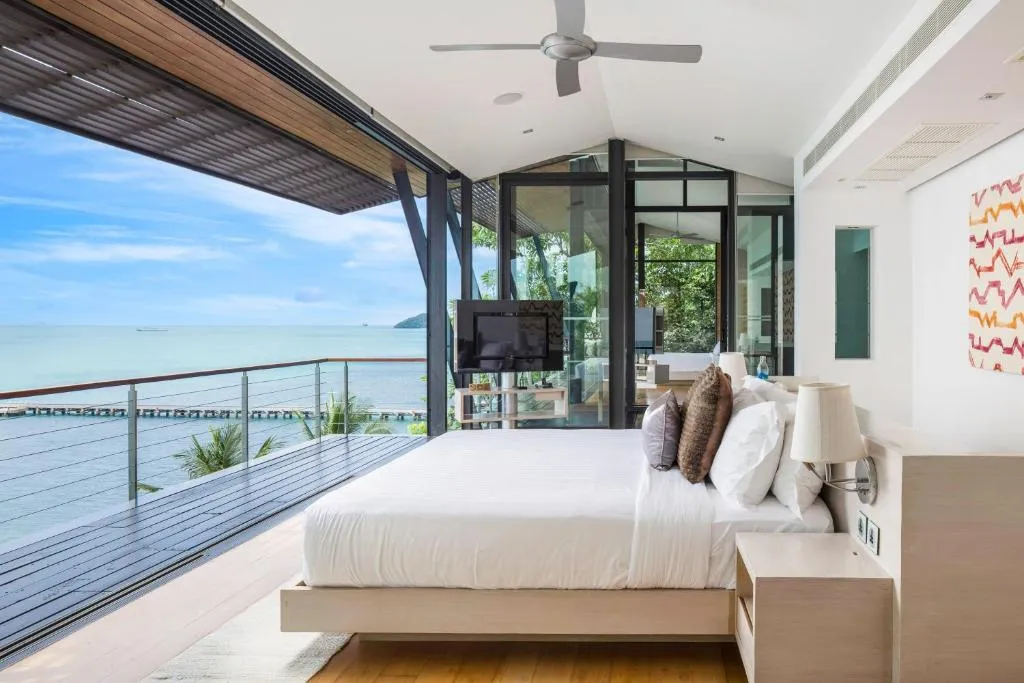 Ocean View Schlafzimmer im The View Hotel in Koh Samui