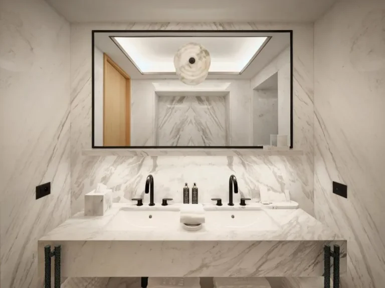 Bathroom sink area at The View Rabat