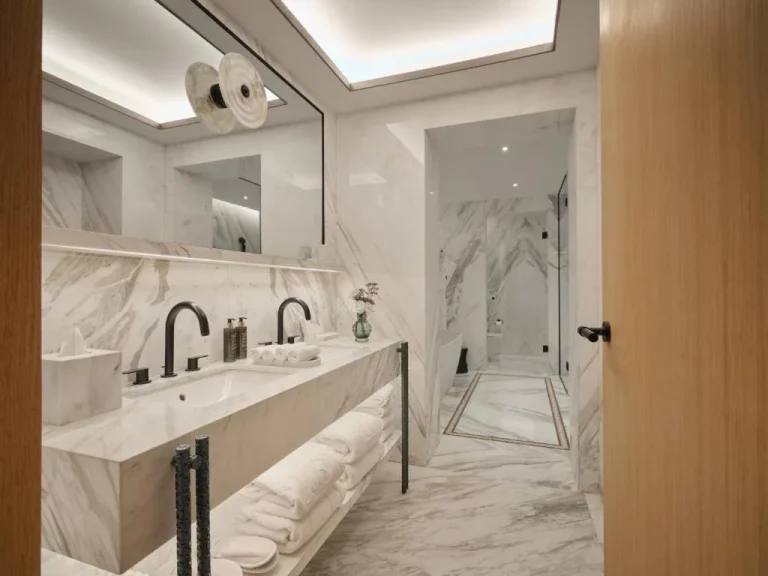 Bathroom facilities at The View Rabat