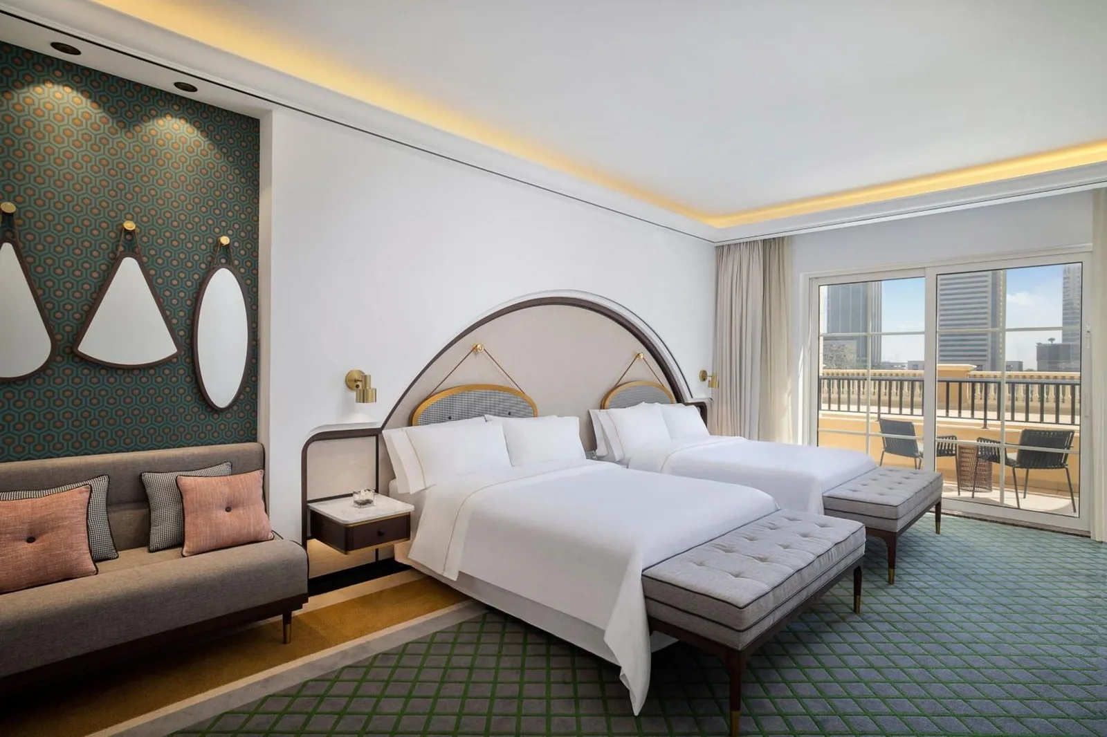 Balkon-Zweibettzimmer im The Westin Dubai Mina Seyahi Beach Resort and Waterpark