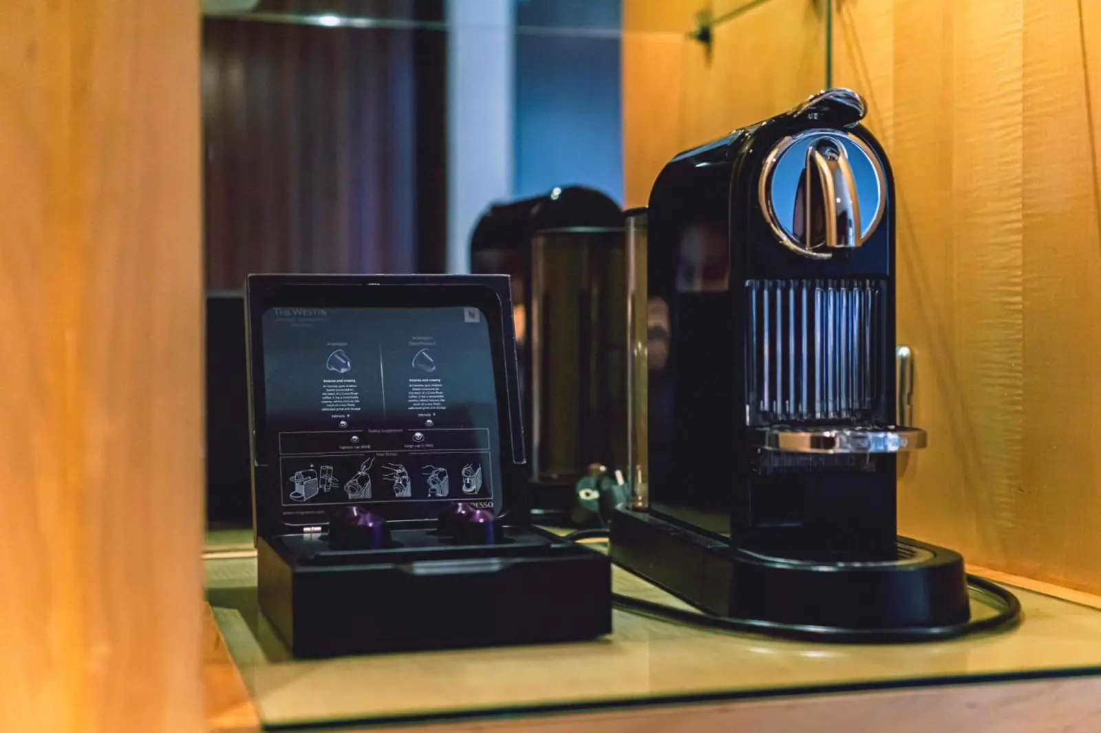 Configuración de la cafetera en The Westin Grande Sukhumvit, Bangkok