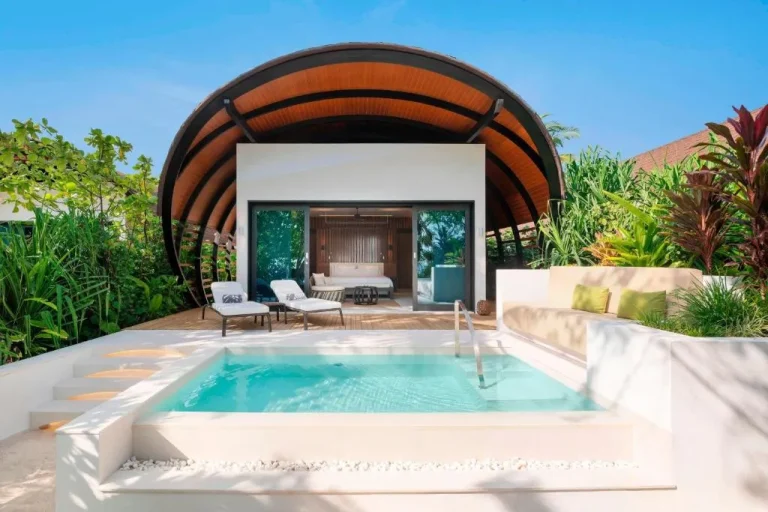 Exterior view of a villa at The Westin Maldives Miriandhoo Resort