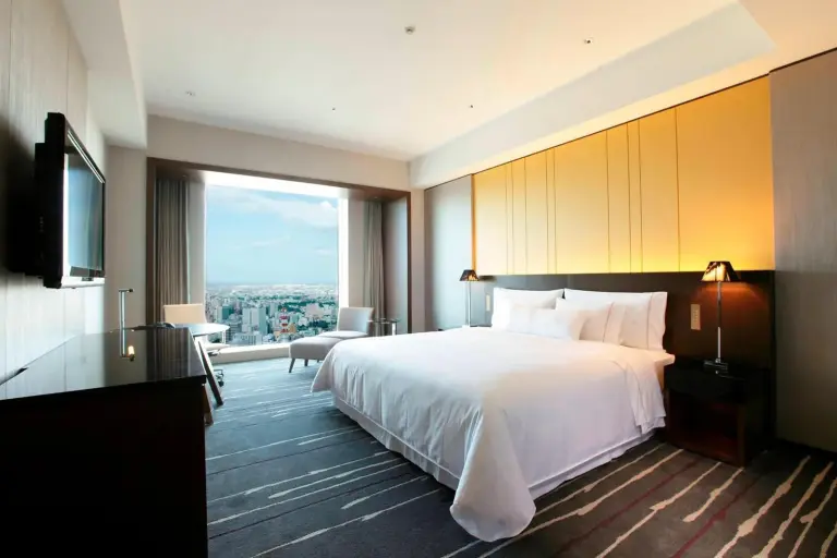 Chambre moderne avec vue au The Westin Sendai