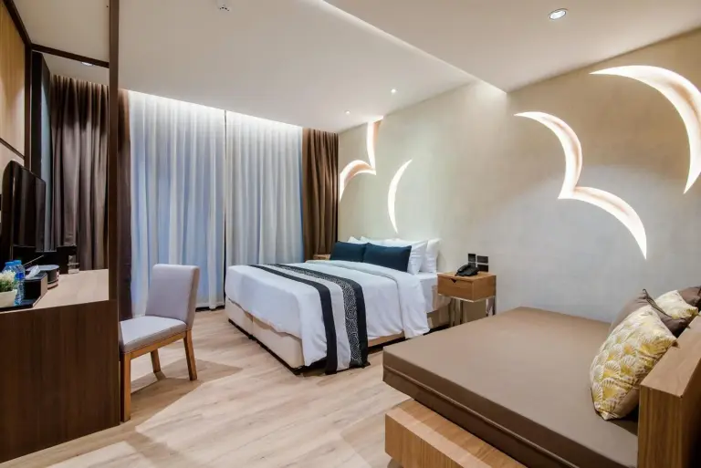 Habitación amplia y alargada en The Yana Villas Hua Hin