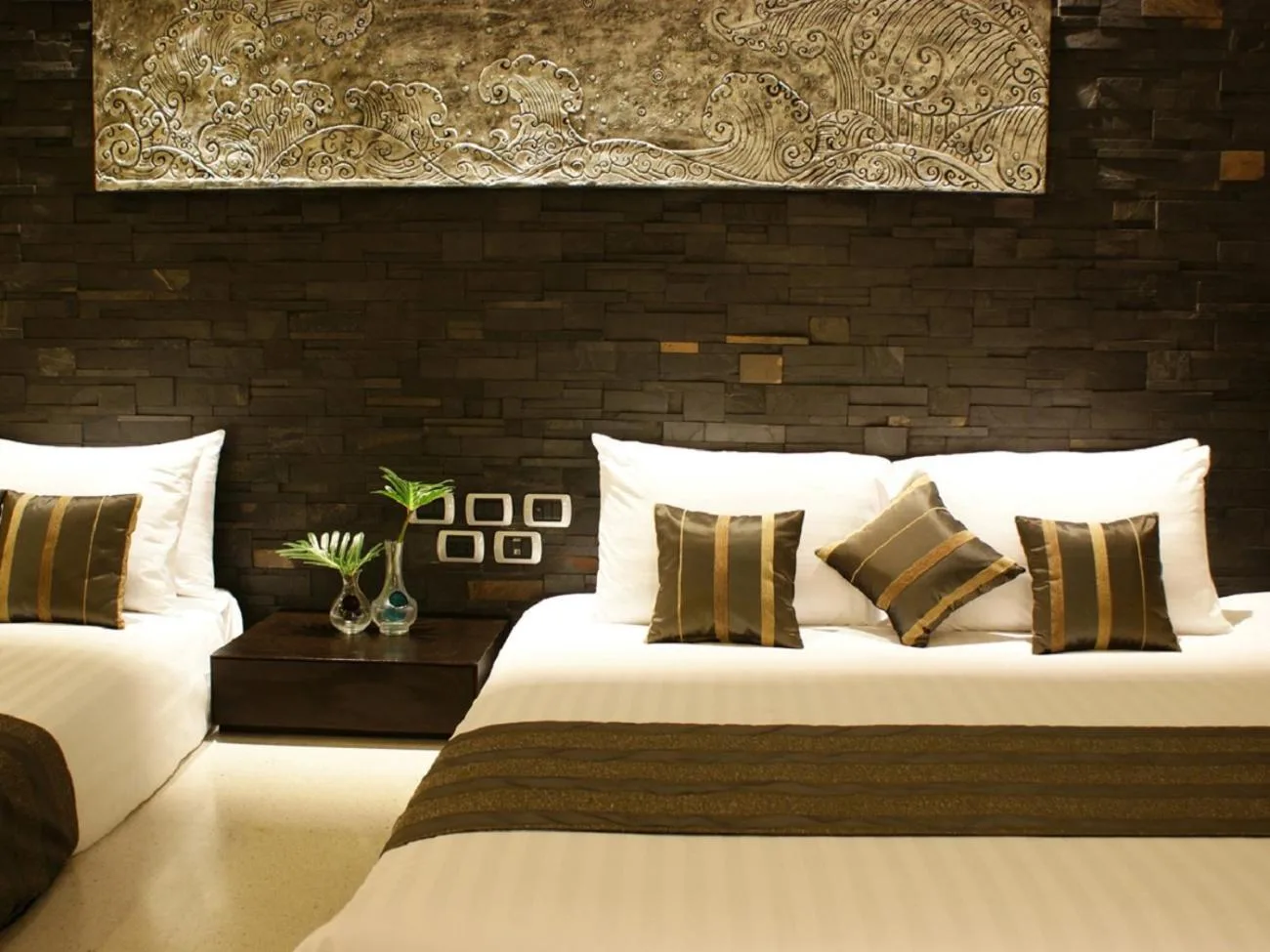 Design élégant de chambre au The Zign Hotel Premium Villa à Pattaya