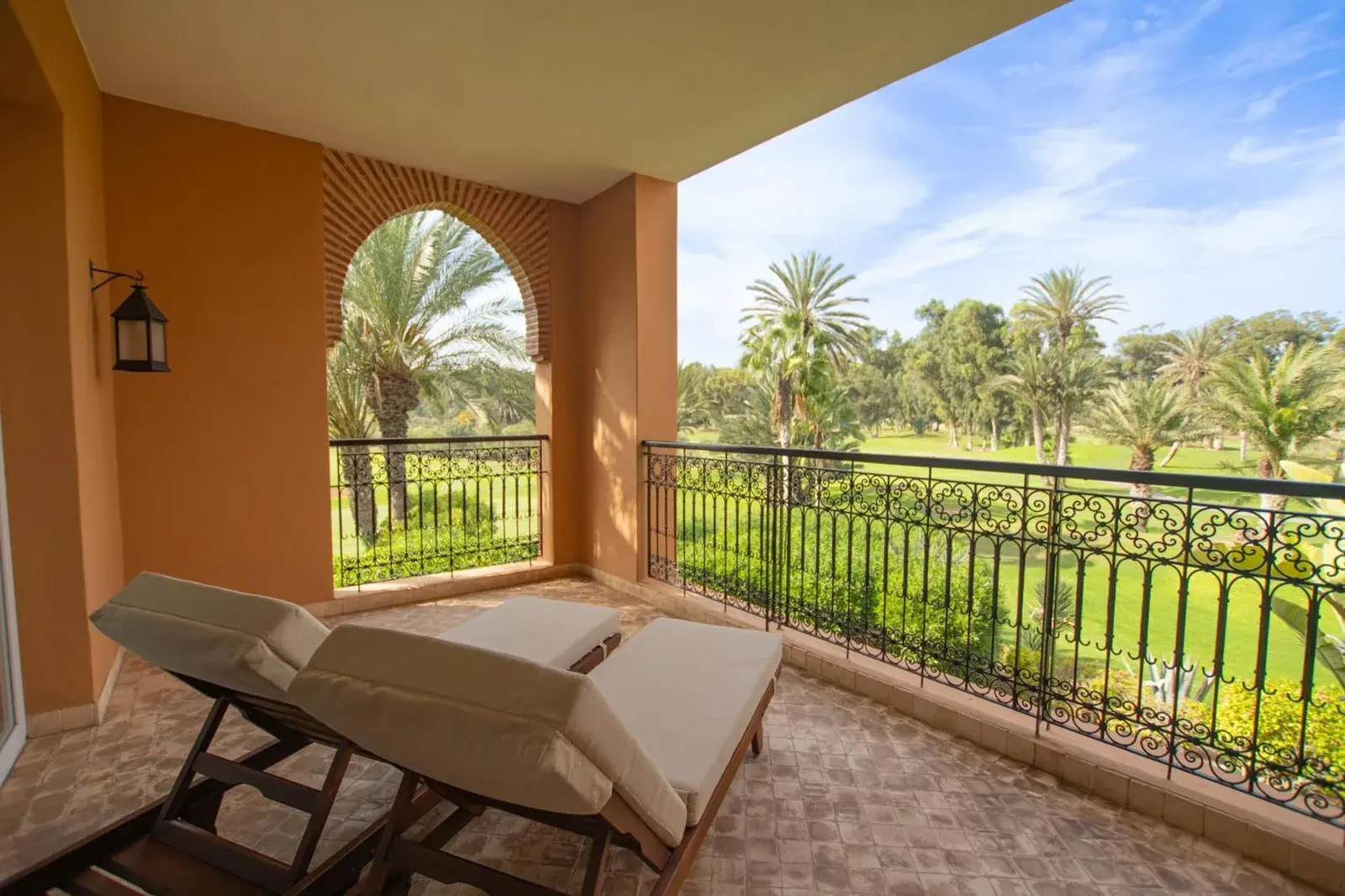 Balcony View at Tikida Golf Palace in Agadir