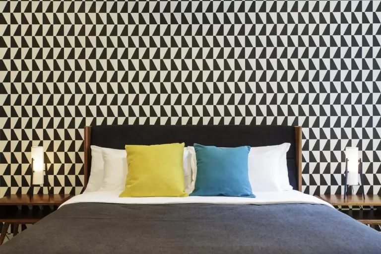 Tolani Nimman Villa Chiang Mai geometric pattern bedroom