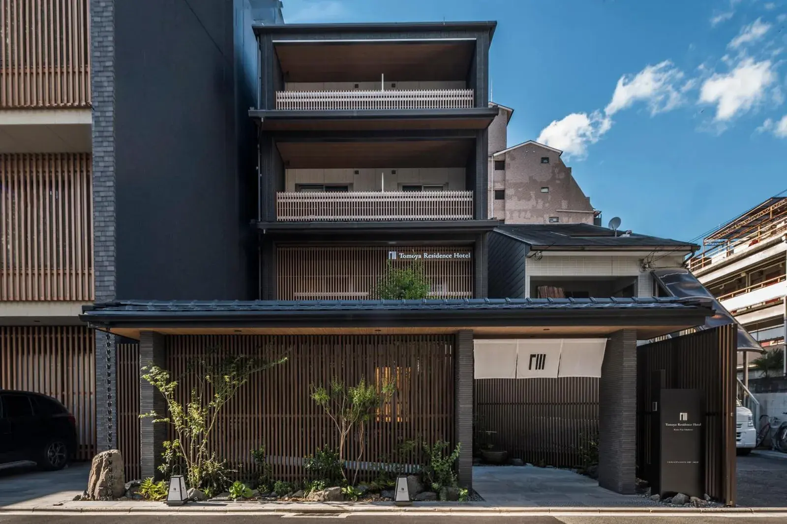 Außenansicht des Tomoya Residence Hotel Kyoto