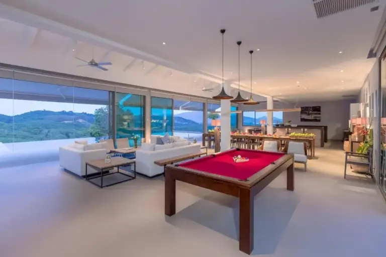 Game room in Tropical Castle Villa, Phuket