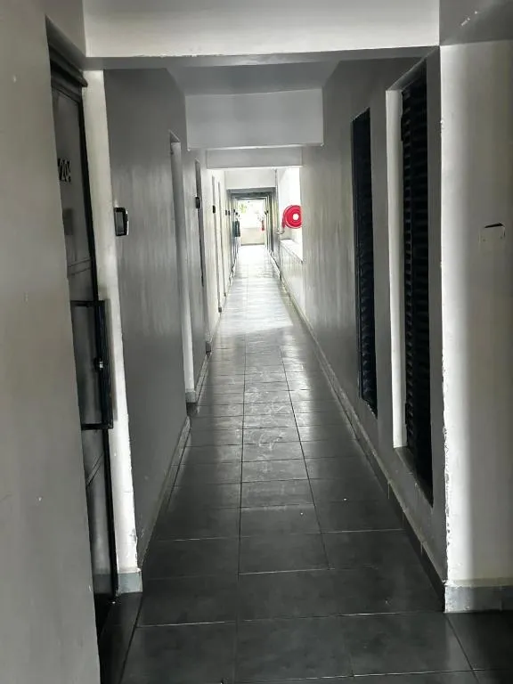 Corridor in Tsavo hotel leading to guest rooms
