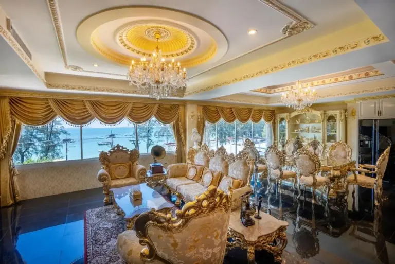 Spacious Living Area at Two Bedrooms Penthouse Seaview Rawai Beach Phuket