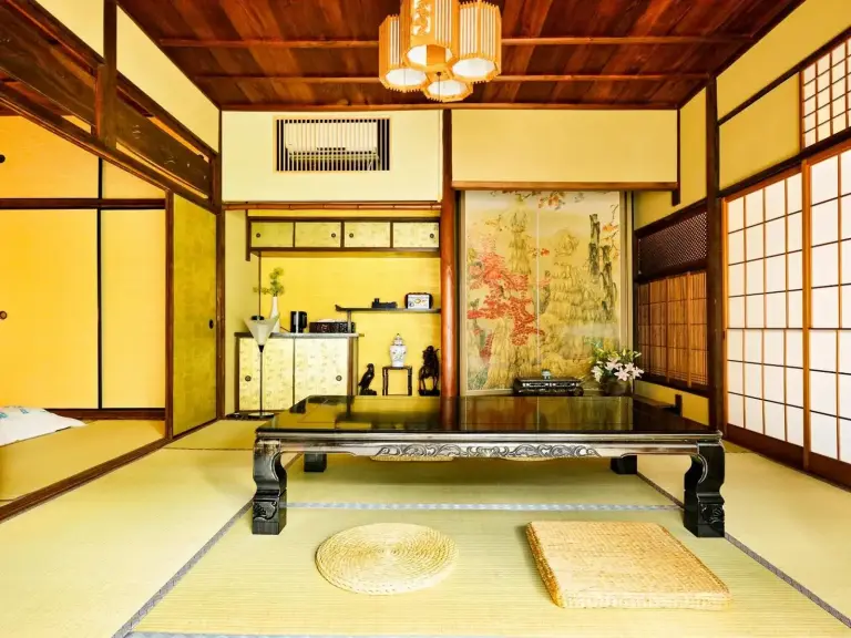 Udatsuya Hotel Japanese style room interior in Osaka