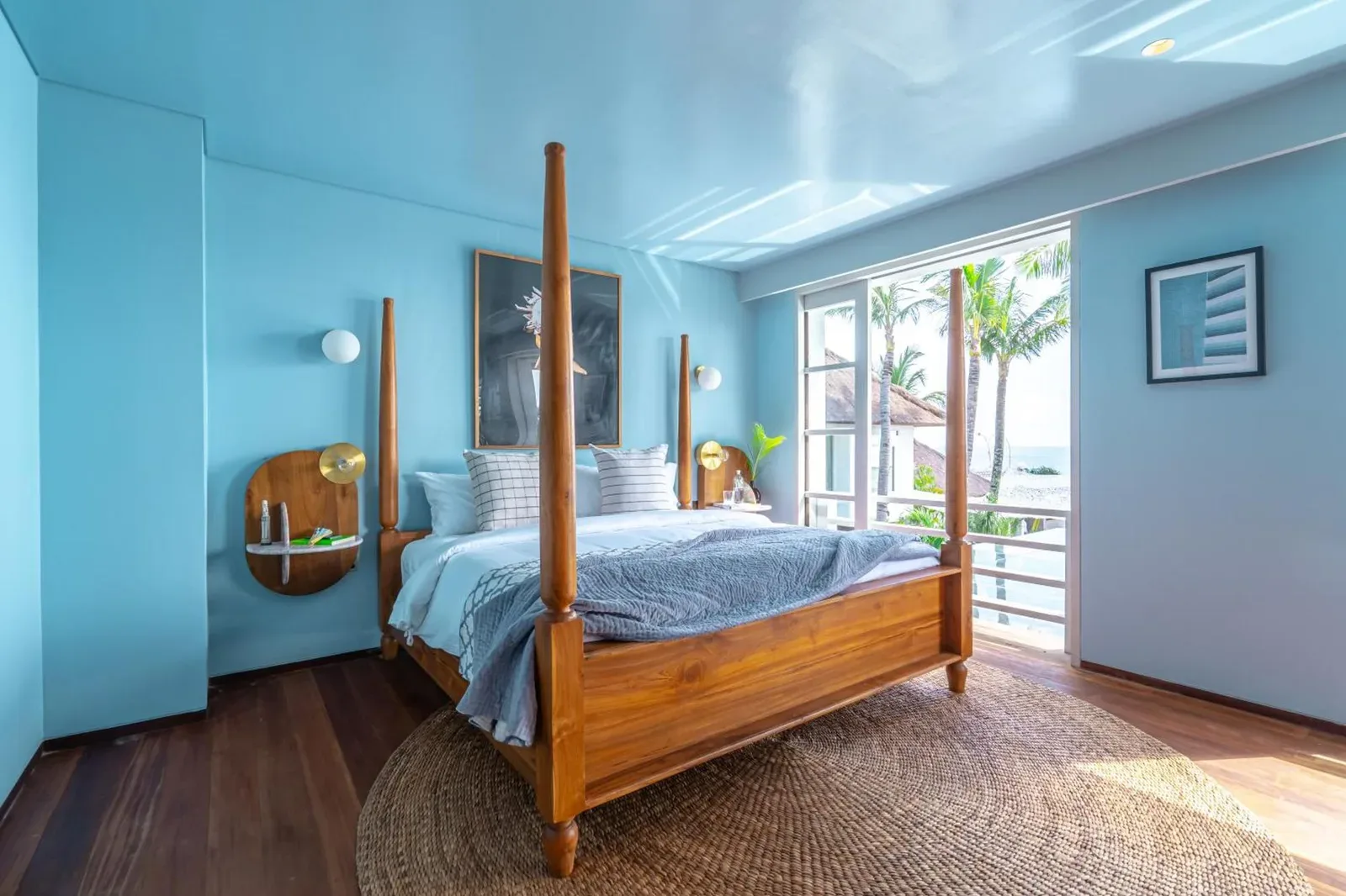 Schlafzimmer im Ulu Cliffhouse - Adults Only in Uluwatu, Bali