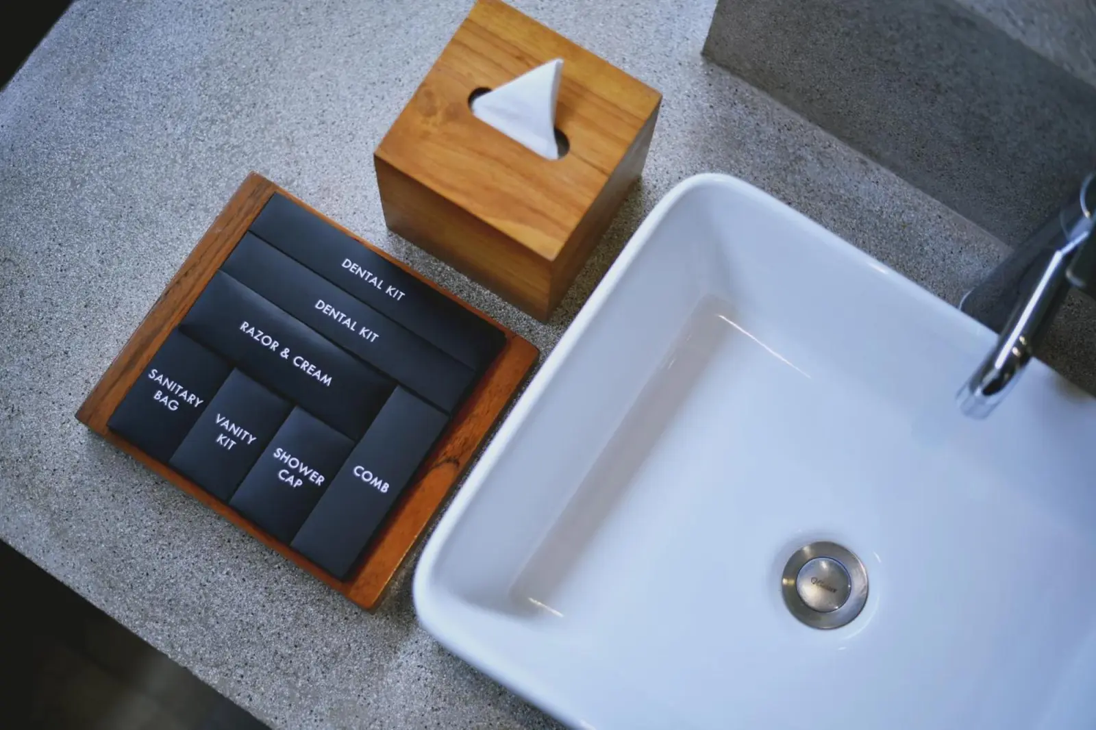 Bathroom amenities at Uma Sapna Seminyak