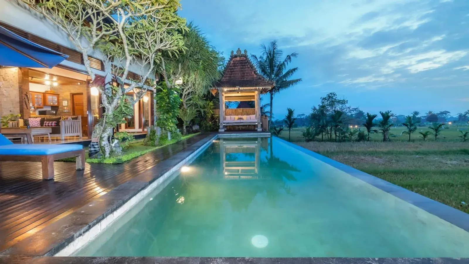 Twilight Pool View