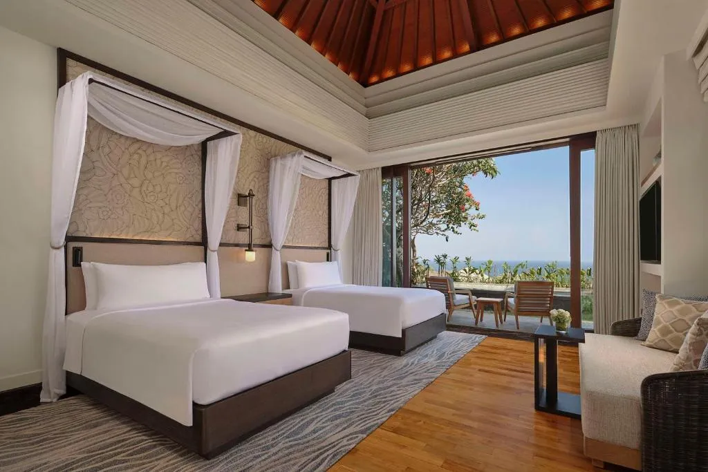 Geräumiges Zweibettzimmer im Umana Bali, LXR Hotels & Resorts