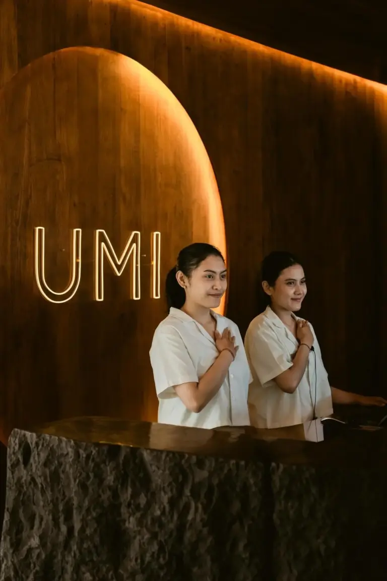 Accueil amical au UMI Resort Uluwatu Bali