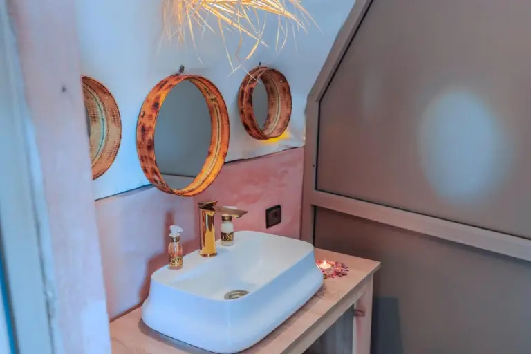 Unique Desert Camp in Merzouga bathroom sink