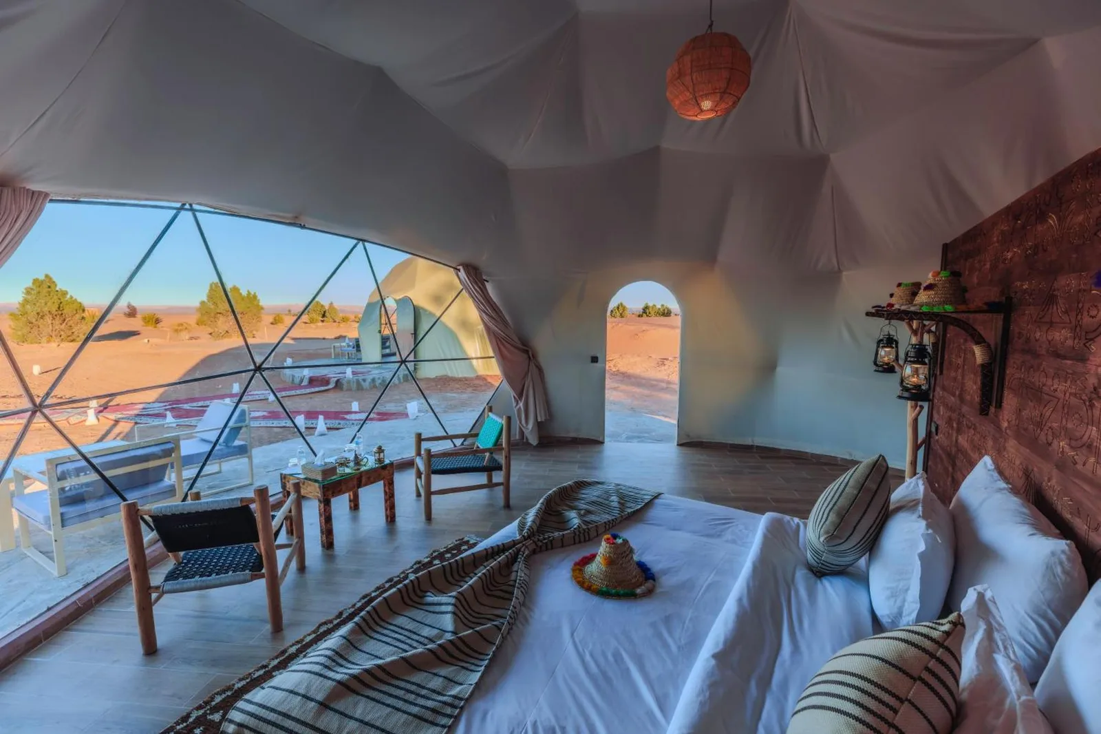 Unique Desert Camp in Merzouga room interior